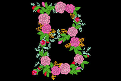 Urban Roses Floral Font