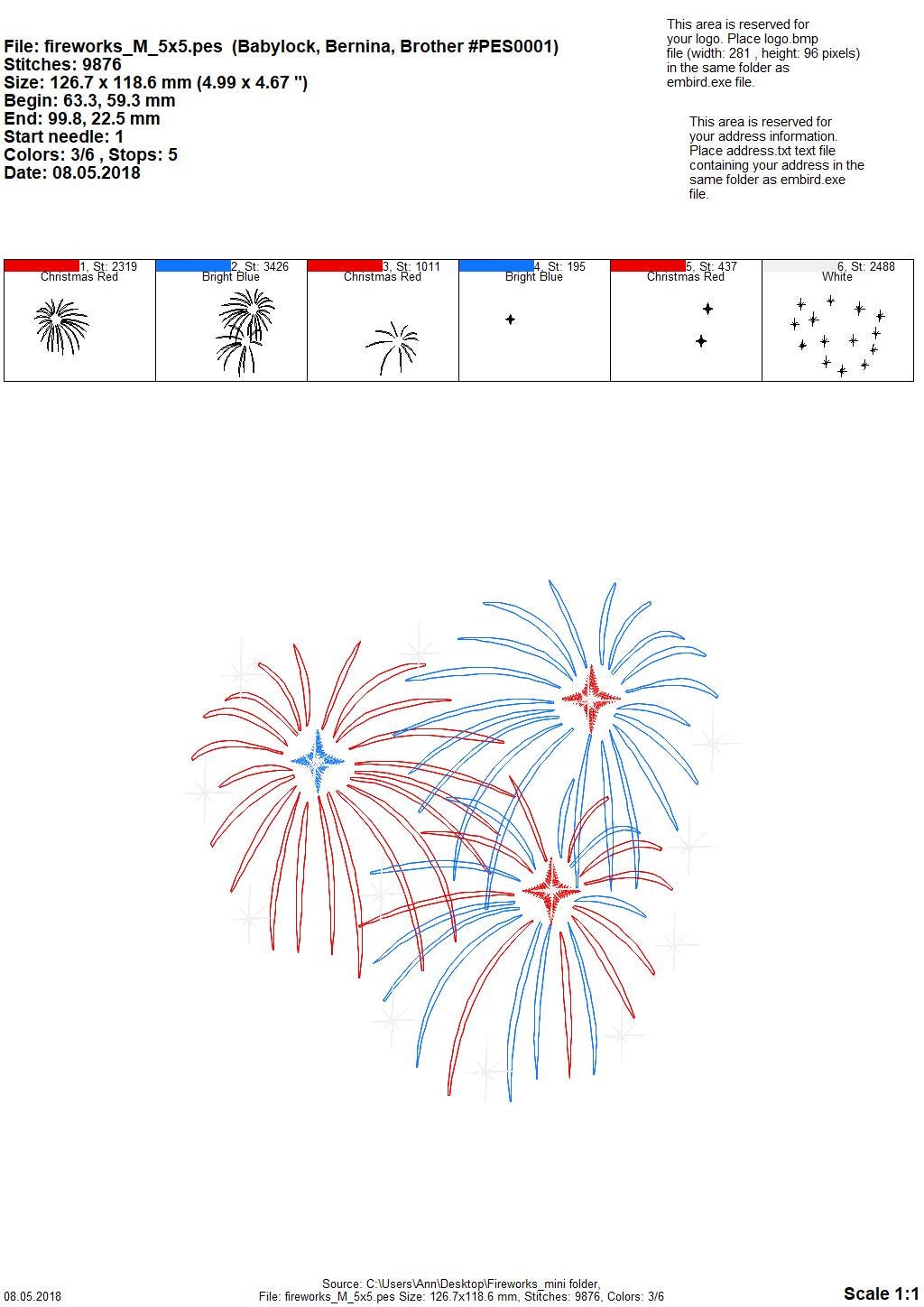 Festive Fireworks Mini