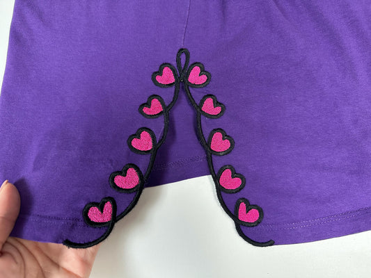 Heart Curl Split Side Seam