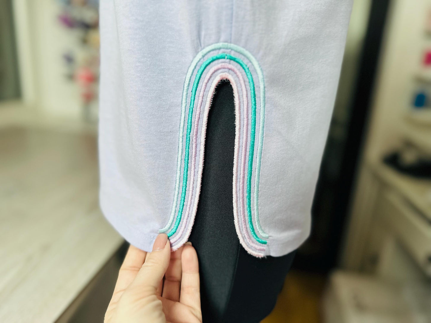 Groovy Wave Split Side Seam