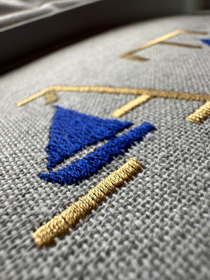 Satin Stitch Mini Boat Font