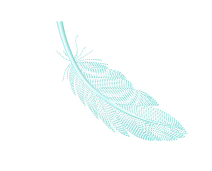 Light Stitch Delicate Feather