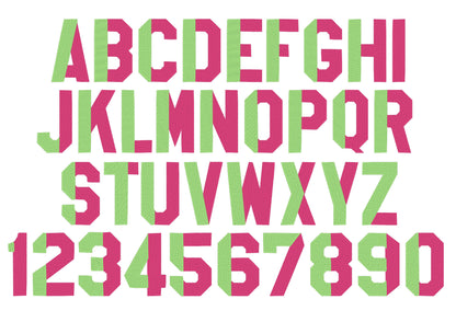 Block Varsity Collegiate Split Font