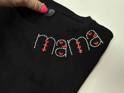 Puff Bean Stitch Heart Line Font