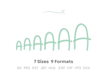 Extra Bold Chain Stitch Handwritten Font Piper