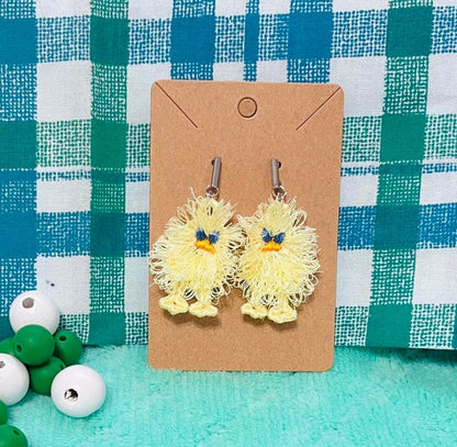 Cute Easter Chick Earrings
