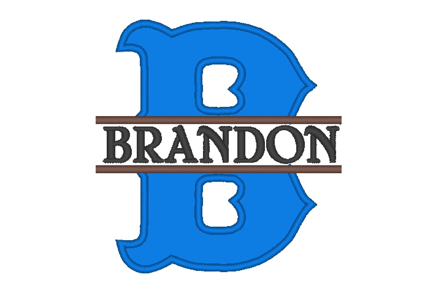 Split Font machine embroidery applique Designs, Monogram Set mini font