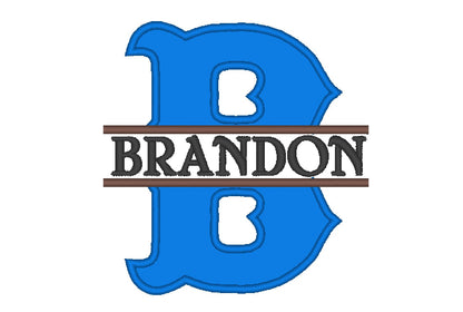 Split Font machine embroidery applique Designs, Monogram Set mini font