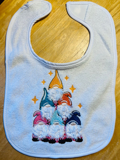 Fringed Christmas Gnome Stack of 6