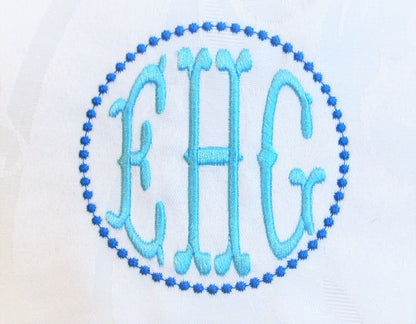 Awesome Fishtail Circle Monogram Font