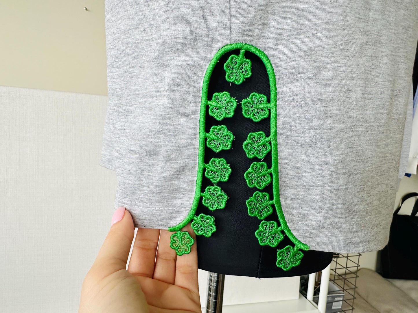 Shamrock Clover FSL Split Side Seam