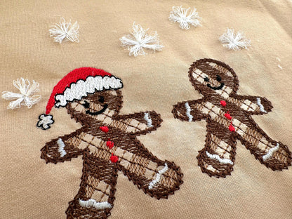 Cute Plaid Gingerbread Man 2 in a row