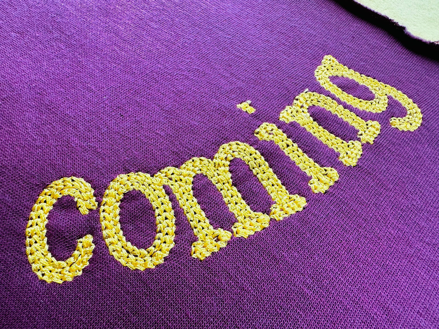 Chain Stitch Block Font