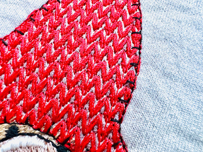 Fringed Gnome Knit Hat Trio 3 in a row