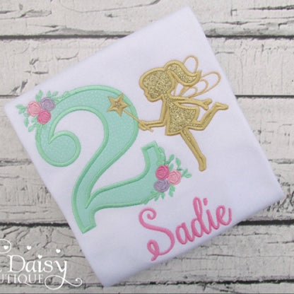 Classic Birthday Numbers Applique