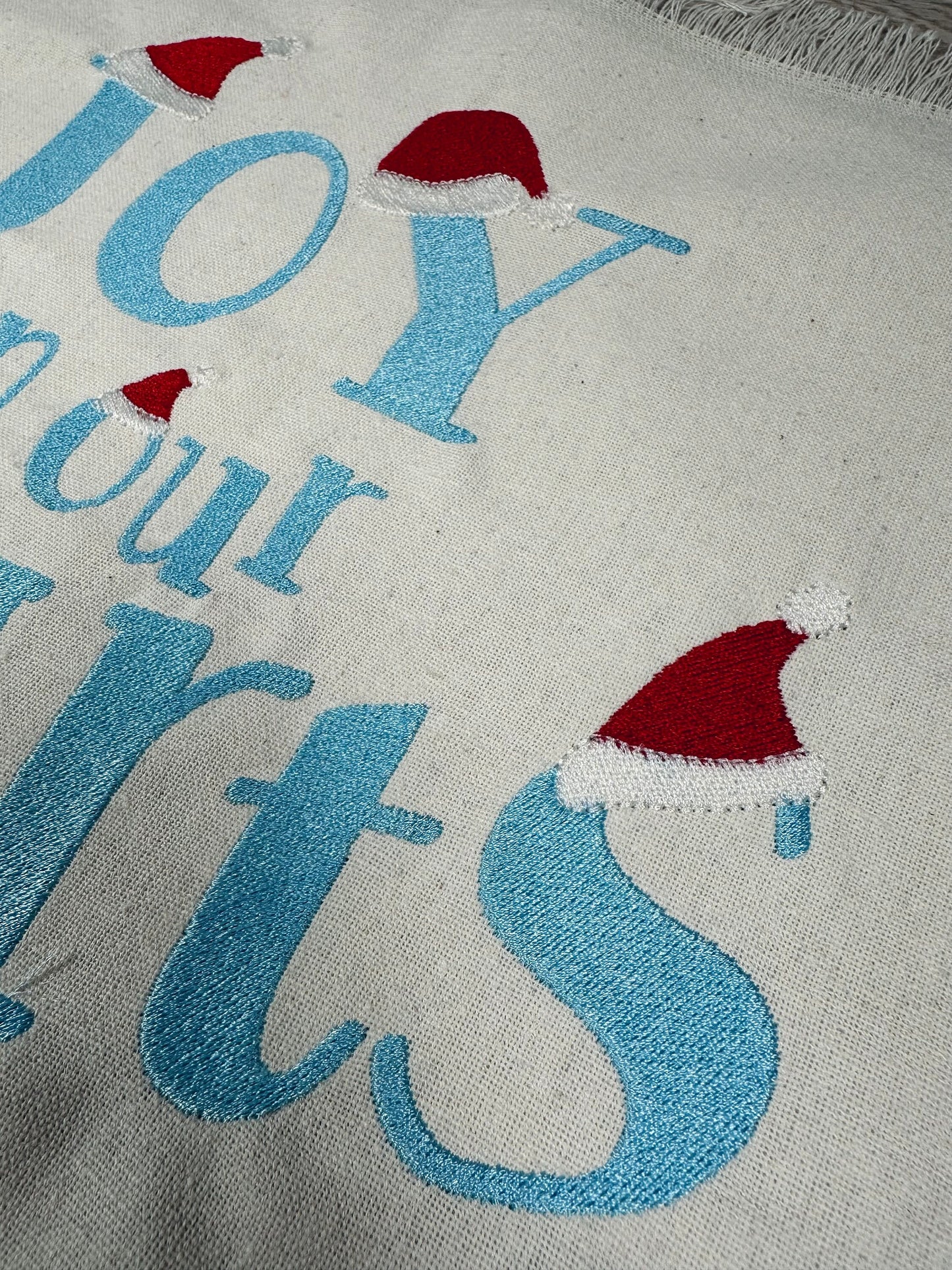 Christmas Font with Santa Hat