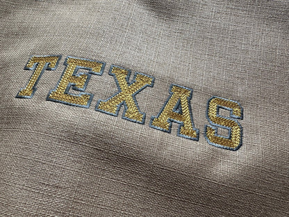 Chain Stitch and Outline Font Applique