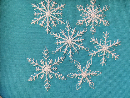Light Stitch Snowflake Set of 6