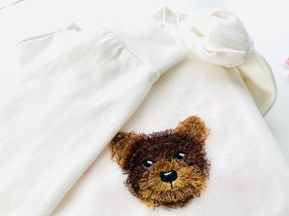 Fringed Little Dog Puppy Face