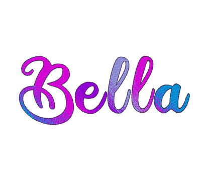 Iridescent Ombre Font Bella