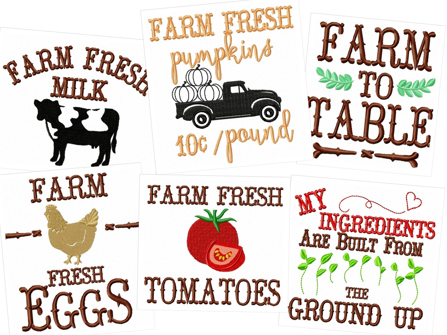 Farm Fresh Kitchen Dish Towel Set