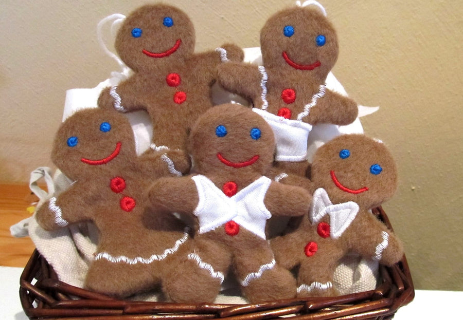 Christmas Gingerbread Men Cookie Set