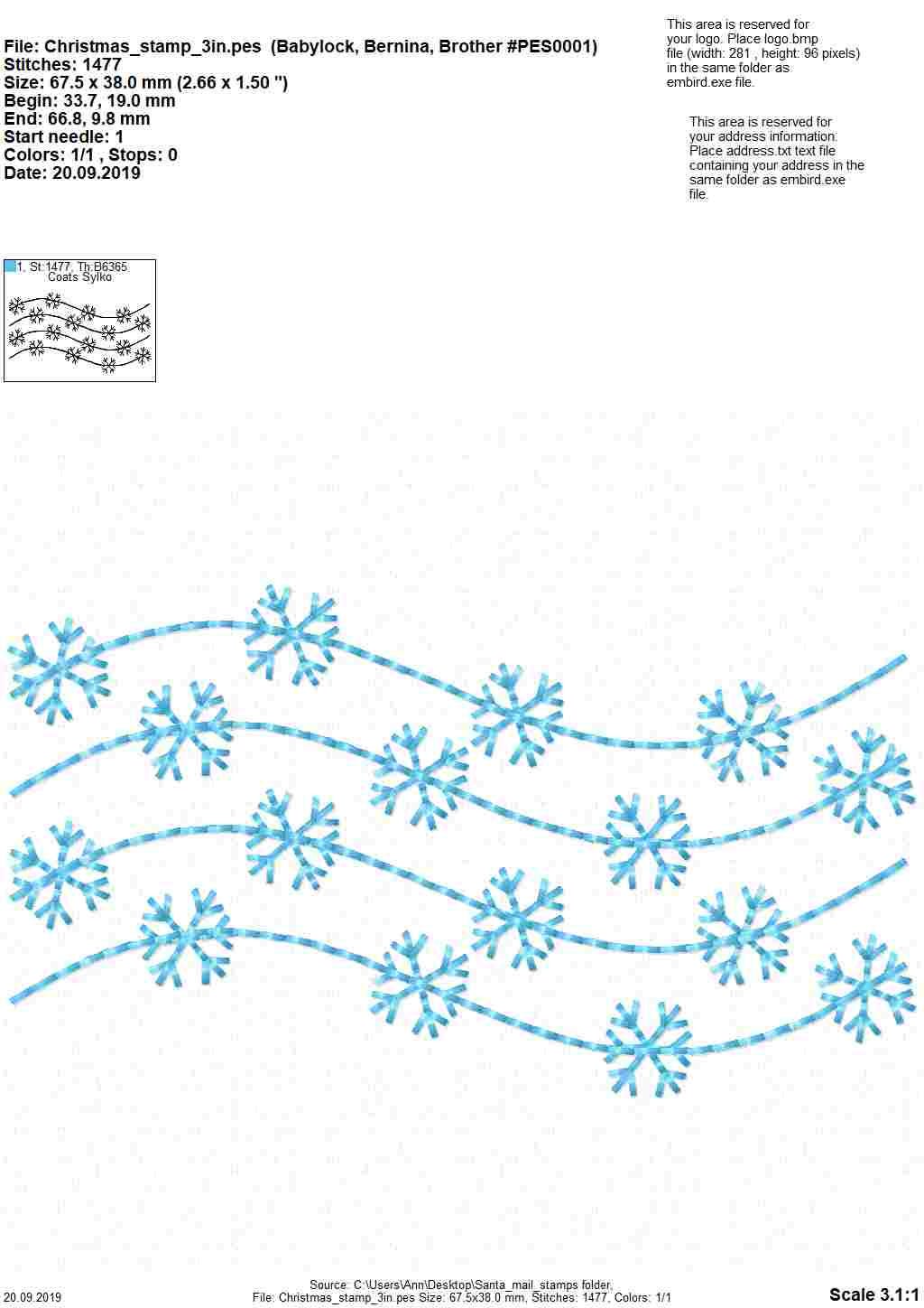 Reindeer Mail Express Stamp Set