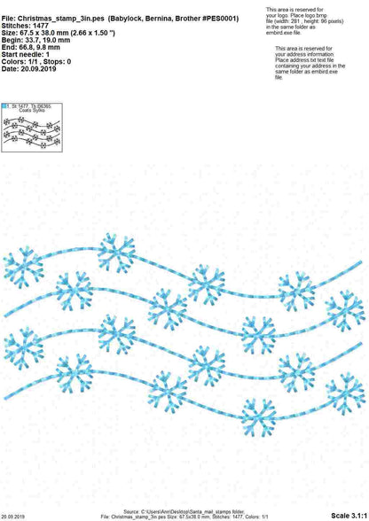 Reindeer Mail Express Stamp Set