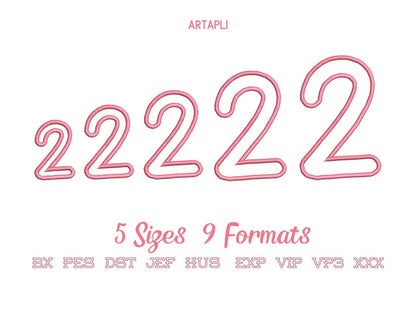 Cute Monogram Font Applique