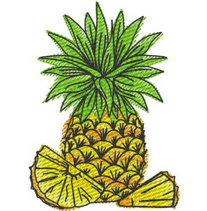 Kitchen Pineapple Fruit