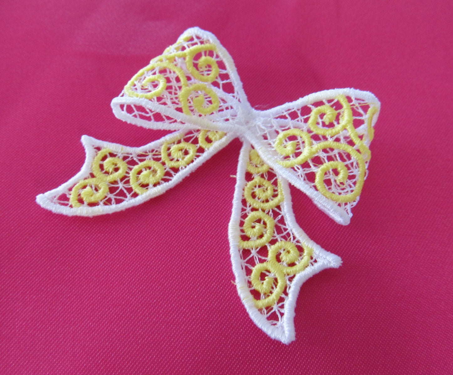 Curl Swirl Bow with Crown FSL