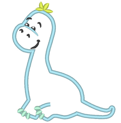 Little Dinosaur Baby Applique