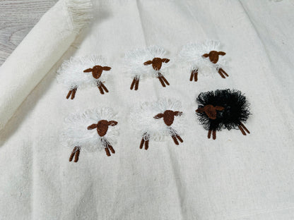 Mini Fringed Sheep Lamb Baby