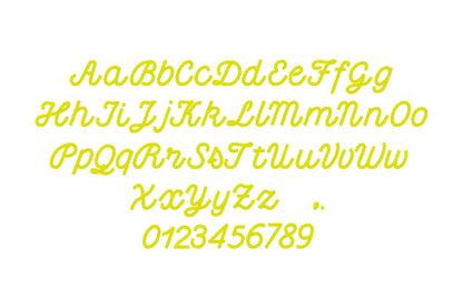 Fill Stitch Cursive Script Font