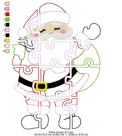 Santa Puzzle ITH