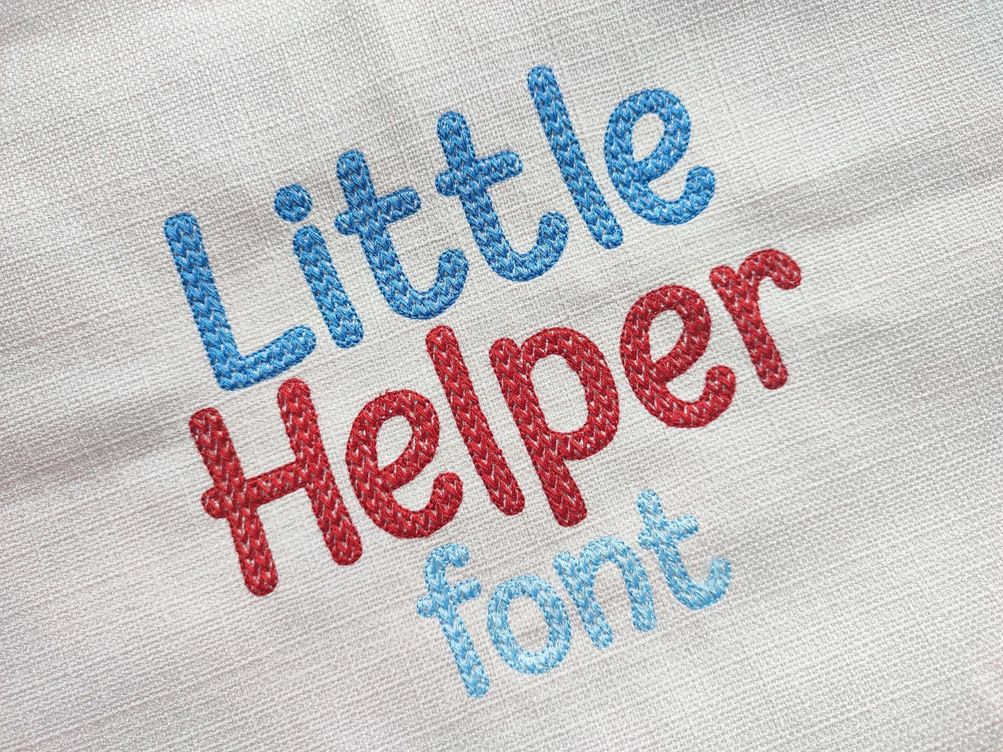 Knitted Effect Knit Texture Font