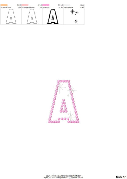 Sparkling Dancer Sport Font Applique