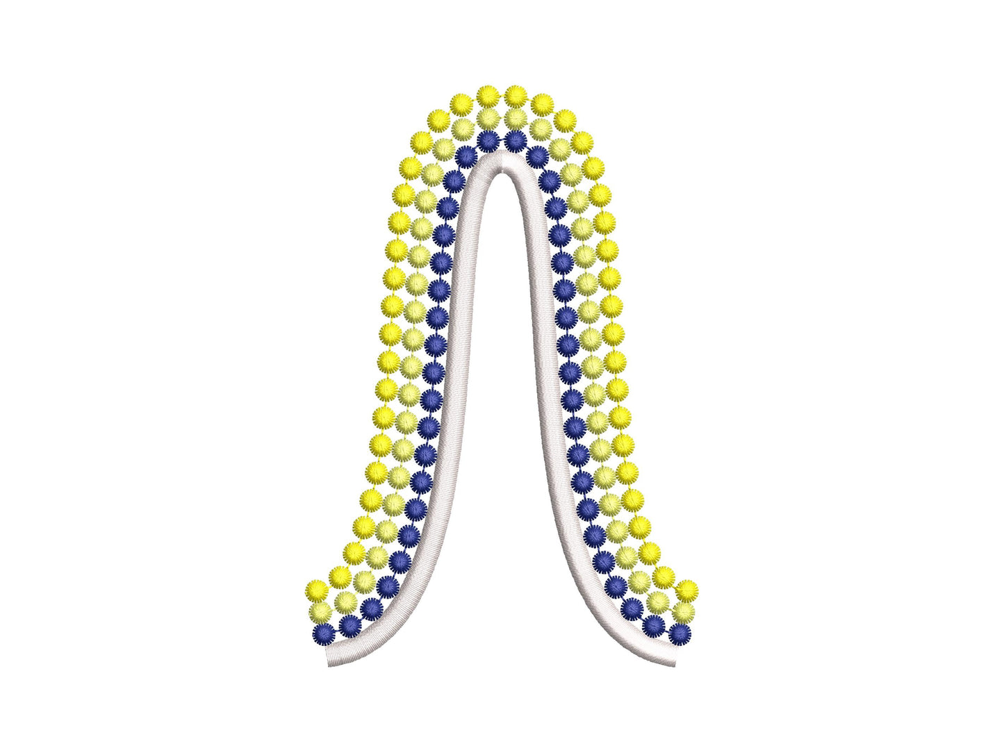 Mardi Gras Pearl Split Side Seam