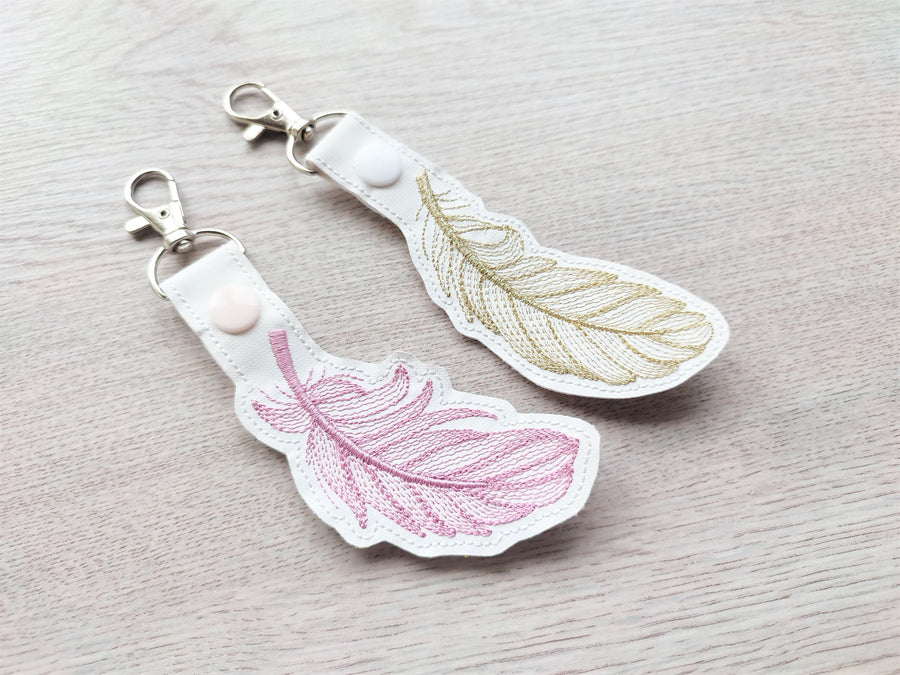 Feather Keychain ITH