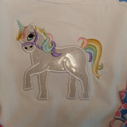 Unicorn Pony Applique
