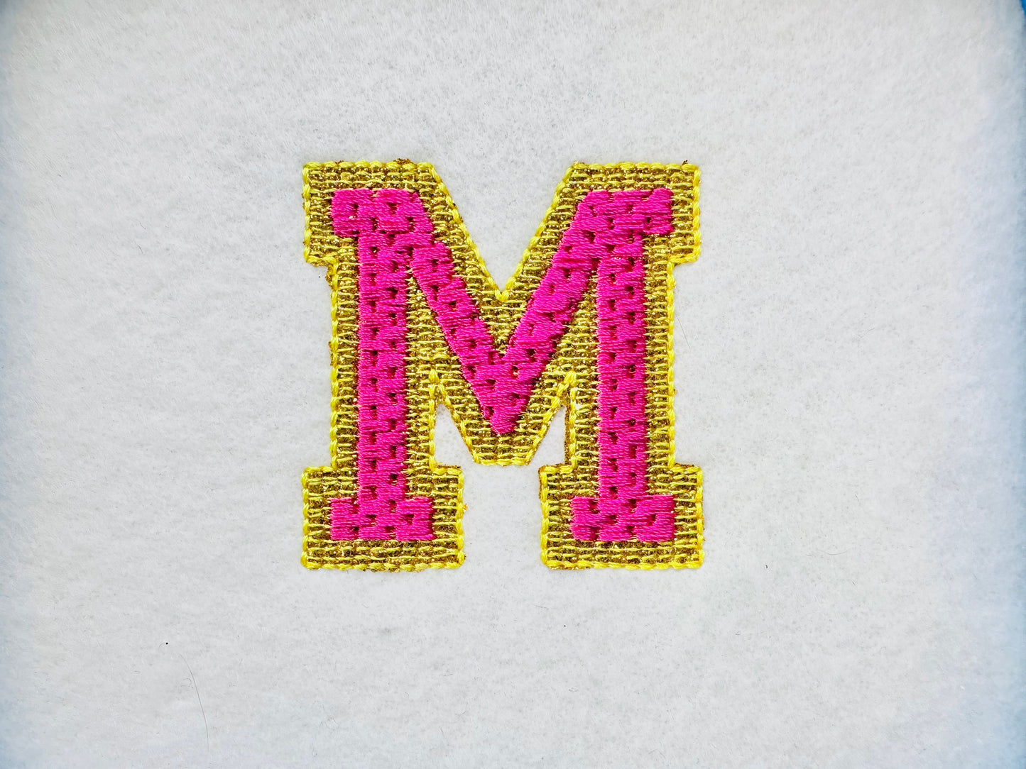 Waffle Glitter HTV Vinyl Sport Font