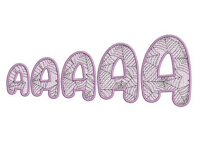 Halloween Spooky Spiderweb Lace Font FSL