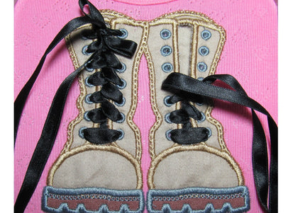 Combat Boots and Shoe Laces ITH