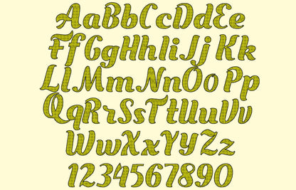 Scallops font Scalloped Mermaid Font