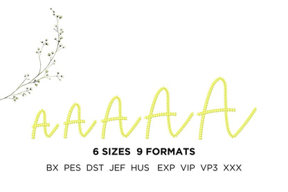 Extra Bold Chain Stitch Handwritten Font