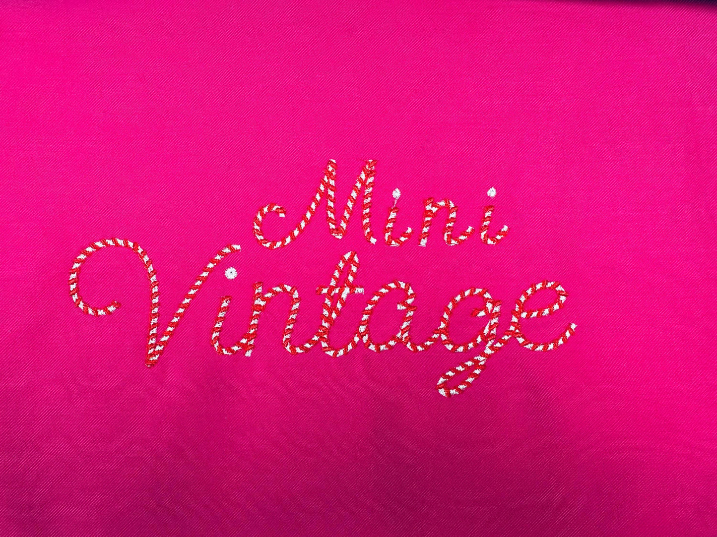 Retro Christmas Candy Cane Mini Font