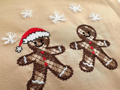 Cute Plaid Gingerbread Man 2 in a row