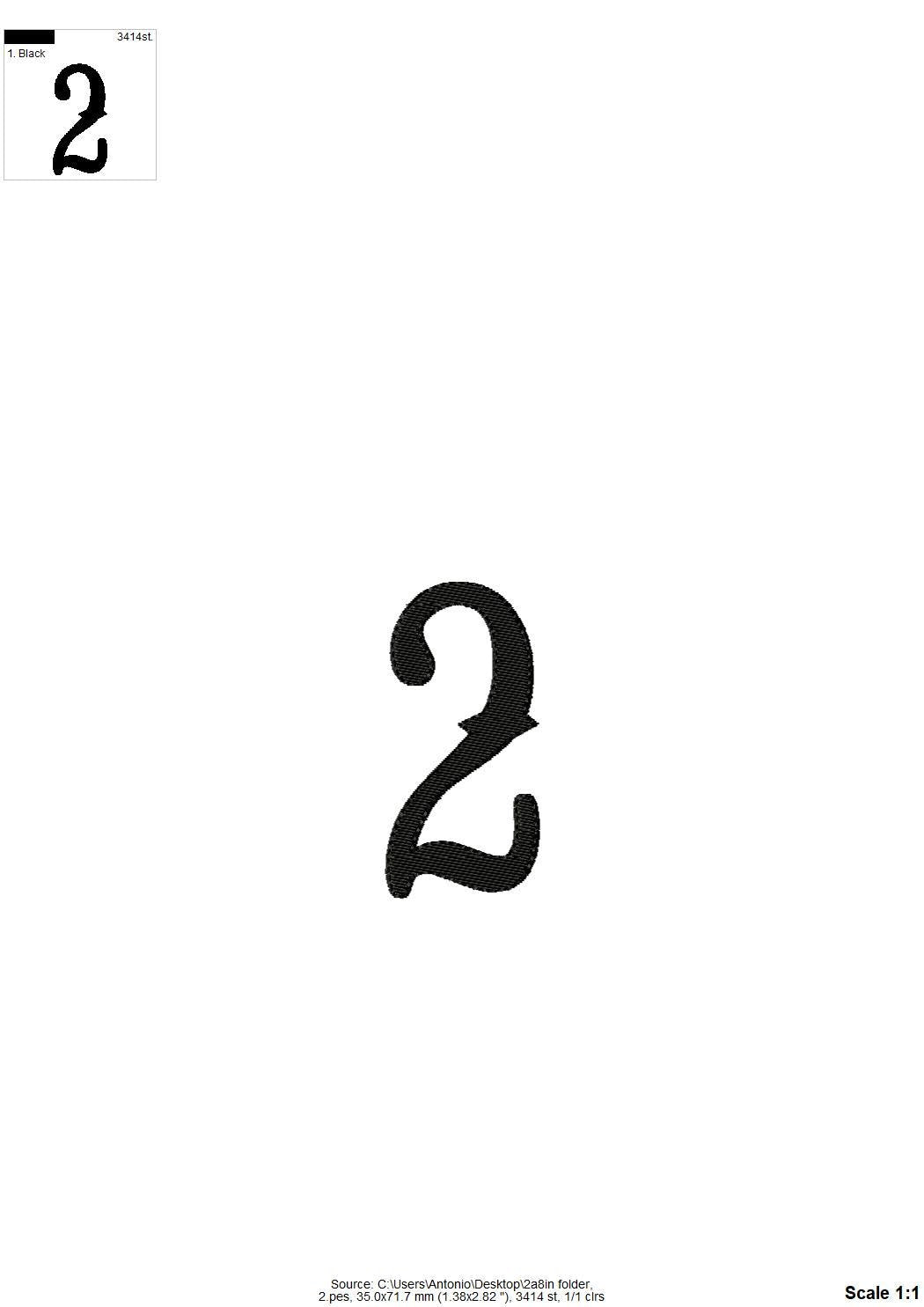 Fishtail Monogram Font