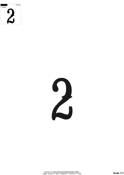 Fishtail Monogram Font