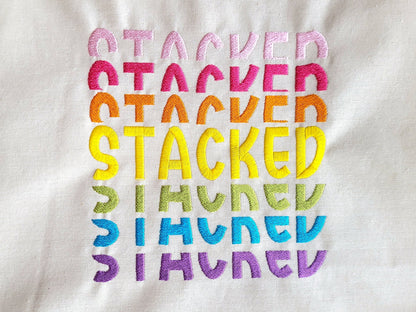 Awesome Stacked Font